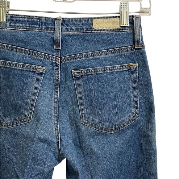 AG Adriano Goldschmied Isabelle Straight Leg Jeans Size 23 High Rise Cropped - Picture 13 of 16
